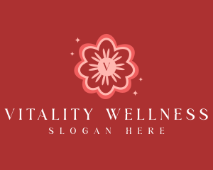 Flower Spa Wellness logo design