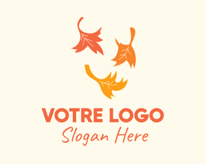 Nature Autumn Leaves Logo
