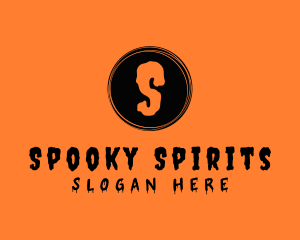 Horror Spooky Halloween logo design