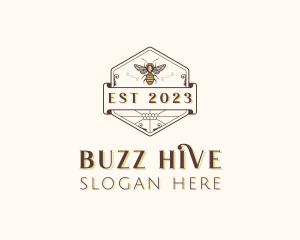 Honey Bee Wasp  logo design