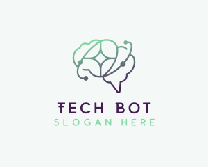 Brain Software Artificial Intelligence logo design