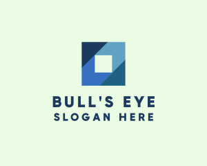 Blue Business Square logo design