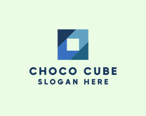 Square - Blue Business Square logo design