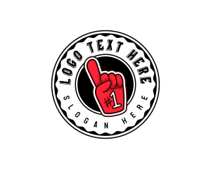 Glove - Sports Fan Club logo design