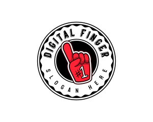Finger - Sports Fan Club logo design
