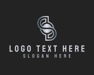 Financial Company Letter S logo design