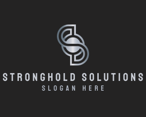 Financial Company Letter S logo design