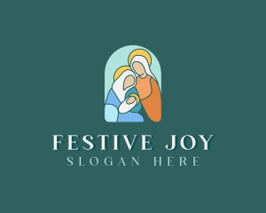 Christmas - Christmas Holy Family logo design