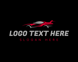 Fast - Speed Car Racing logo design