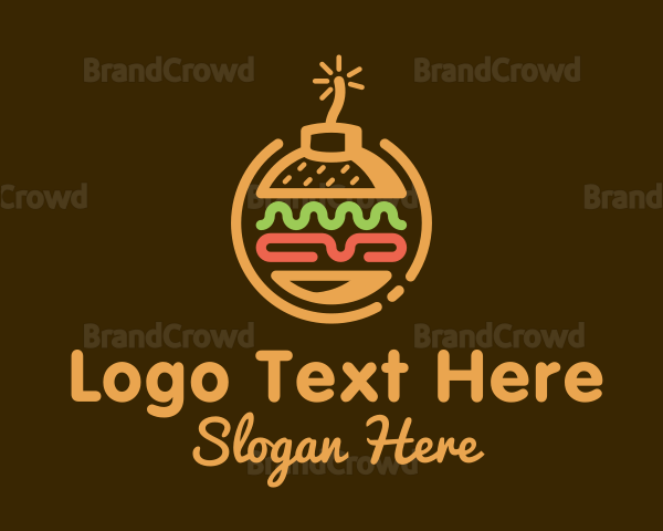 Hamburger Sandwich Bomb Logo