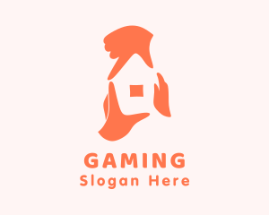 Orange Housing Hands Logo