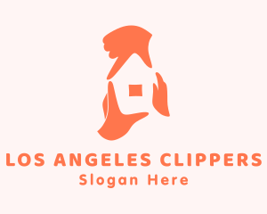 Orphanage - Orange Housing Hands logo design