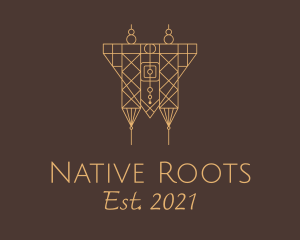 Native - Native Woven Hanging Decor logo design