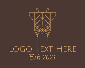 Wall Decoration - Native Woven Hanging Decor logo design