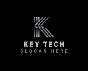 Industrial Metalwork Stripes logo design