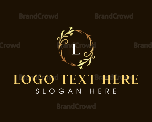 Luxury Floral Ornament Logo