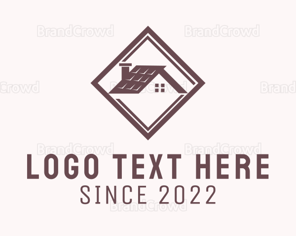 Diamond Roofing Real Estate Logo