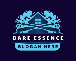 Pressure Wash Housekeeping logo design