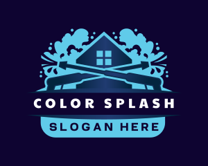 Pressure Wash Housekeeping logo design