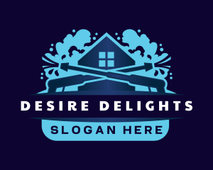 Pressure Wash Housekeeping logo design