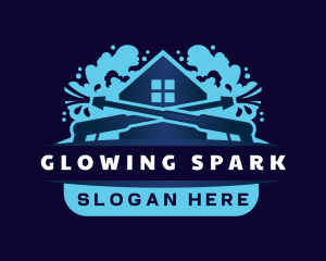 Pressure Wash Housekeeping logo design