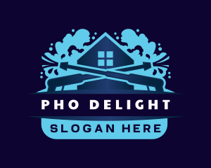 Pressure Wash Housekeeping logo design