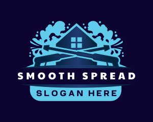 Pressure Wash Housekeeping logo design