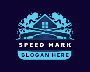 Pressure Wash Housekeeping logo design