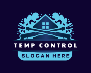 Pressure Wash Housekeeping logo design