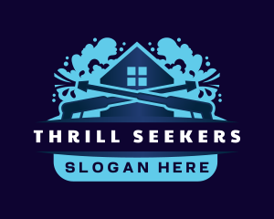 Pressure Wash Housekeeping logo design