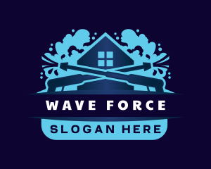 Pressure Wash Housekeeping logo design