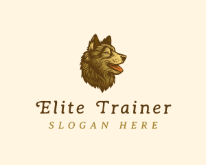 Dog Husky Puppy logo design