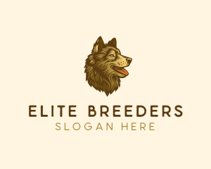 Dog Husky Puppy logo design