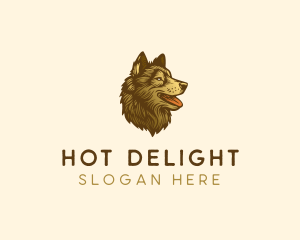 Dog Husky Puppy logo design