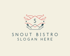 Bistro Restaurant Cafeteria logo design