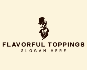 Gentleman Fashion Hat logo design