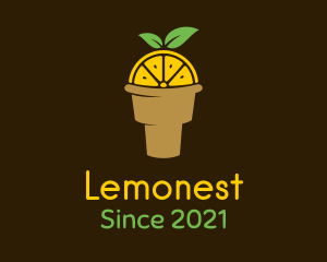 Desert - Lemon Ice Cream logo design