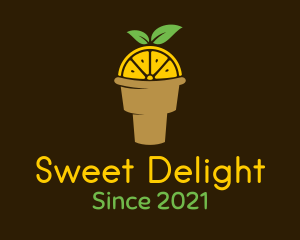 Sherbet - Lemon Ice Cream logo design