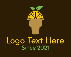 Fruit Market - Lemon Ice Cream logo design