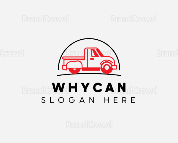 Pickup Truck Vehicle Logo