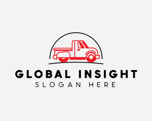 Pickup Truck Vehicle Logo