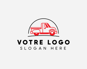 Transport - Pickup Truck Vehicle logo design