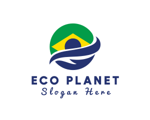 Planet - Planet Brazil Swoosh logo design