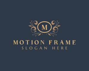 Flourish Ornament Frame logo design