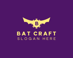 Bat - Flying Bat Virus logo design