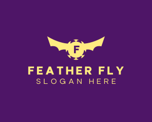 Flying Bat Virus logo design