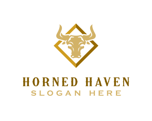 Bison Horn Ranch logo design