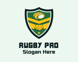 Rugby - Rugby Friendship Shield logo design