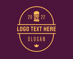 Food - Yellow Burger Diner logo design