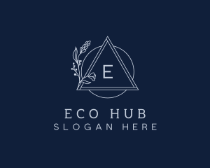 Eco Flower Wellness logo design